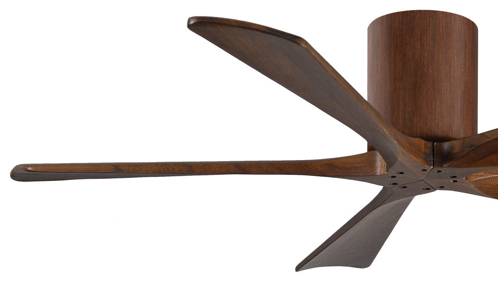 Irene-5H, Ceiling Fan, Walnut Tone Finish/Walnut Blades, 52"