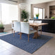Indoor/Outdoor Laidley LA1 Navy Machine Washable 10' x 14' Rug