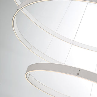 Verdura 1-Light Chandelier, Grey + White