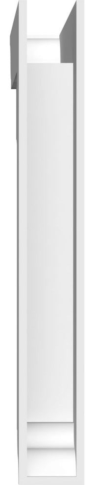 Standard Imperial Architectural Grade PVC Bracket, Traditional End, 3"wx16"dx22"h