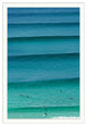 Rolling Surf Aerial, Giclee Reproduction Artwork