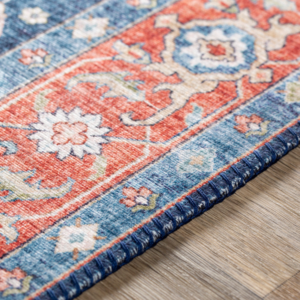 Iris IRS-2312 Traditional Blue 5'x7'6" Area Rug