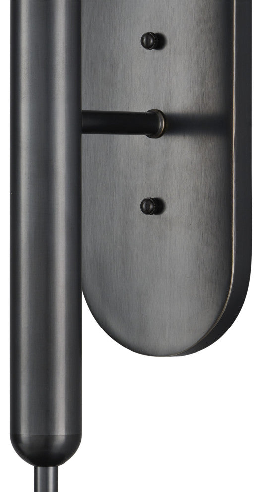 Barbican Double-Light Bronze Wall Sconce