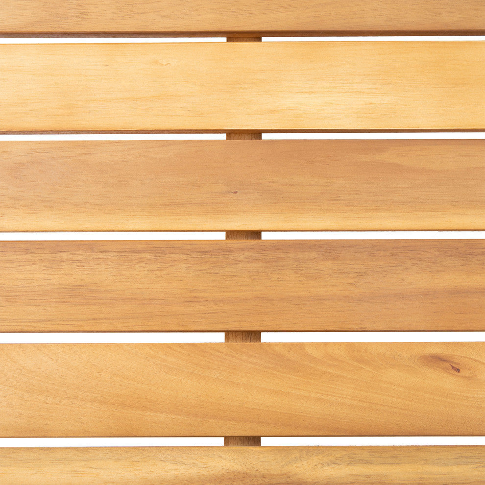 Kailee Outdoor Wooden Side Table, Teak