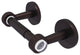 Clearview Two Post Toilet Tissue Holder with Groovy Accents, Antique Bronze