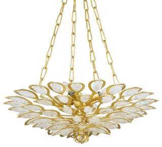 Corbett Lighting 363-24 Vittoria 4 Light 24"W Chandelier - Gold Leaf