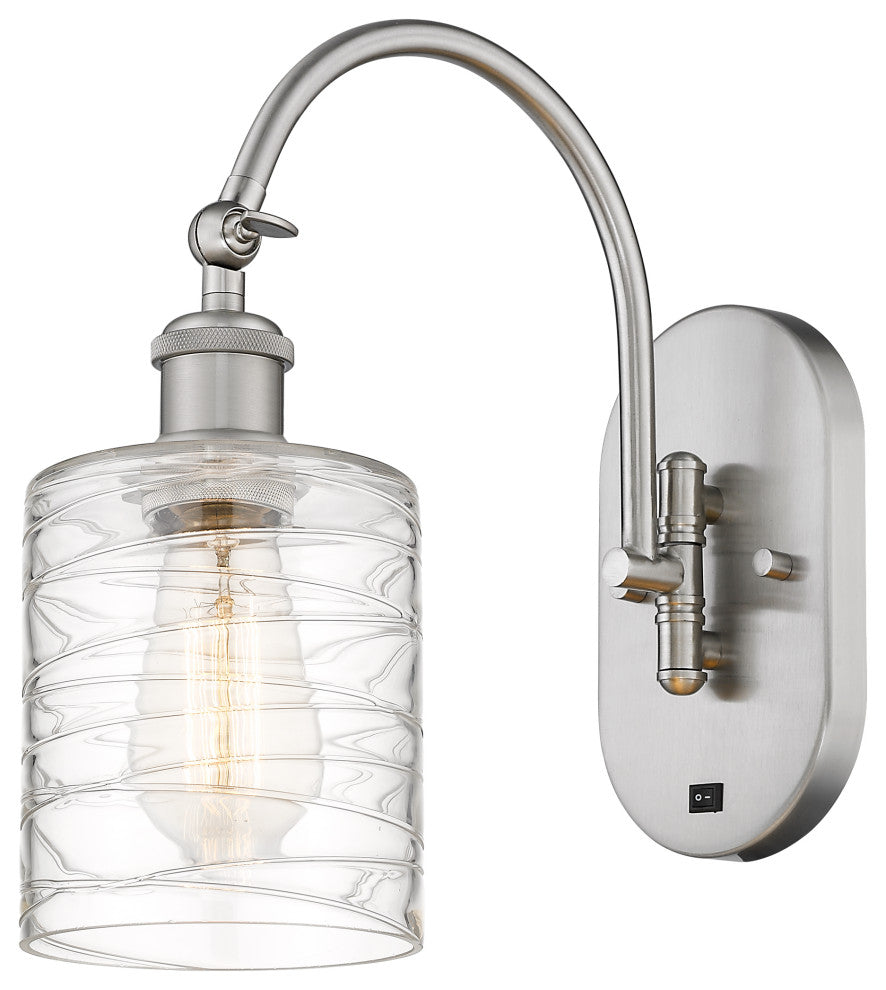 Innovations 518-1W-SN-G1113-LED 1-Light Sconce, Brushed Satin Nickel