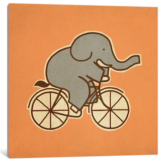 "Elephant Cycle #1" by Terry Fan, 26x26x1.5