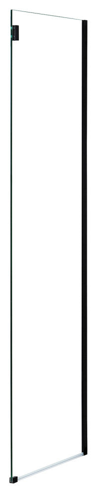 Bel Soft-Close Matte Black 60" Frameless Sliding Soft Close Shower Door