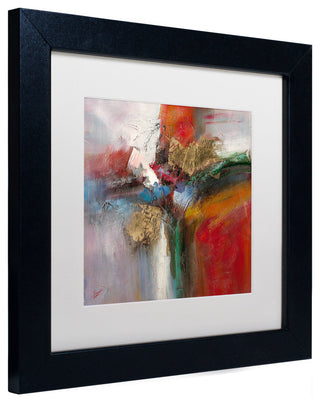 'Bounce' Matted Framed Canvas Art by Ricardo Tapia