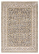 7' X 10' Beige Grey Machine Woven Oriental Indoor Arean Rug