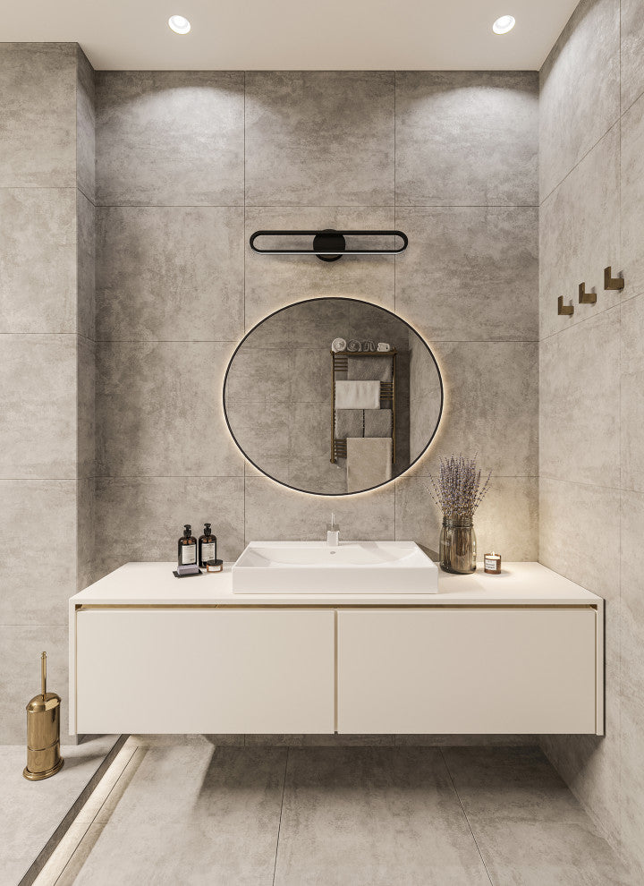 Sienna LED Vanity, Black, 23"