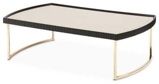 Lisbon Cocktail Table, Silken Matte Black