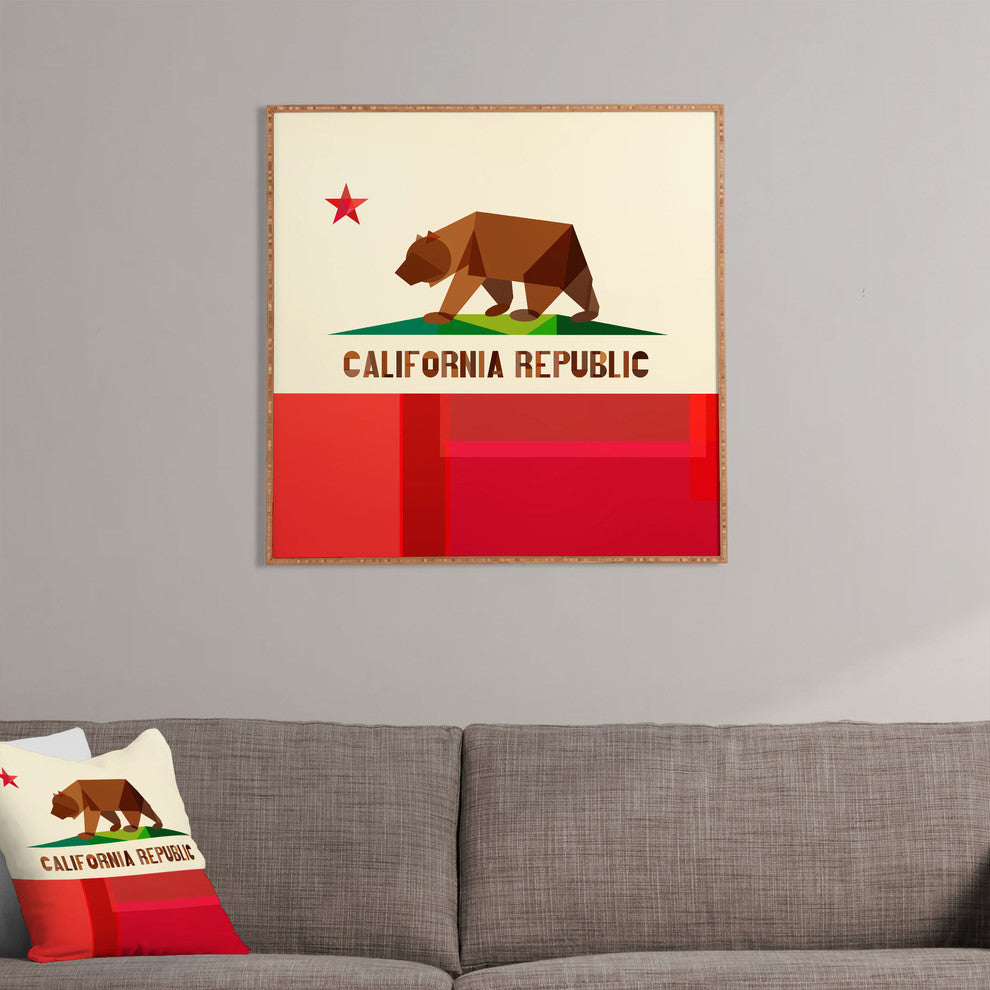 Deny Designs Fimbis California Framed Wall Art