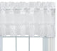 Madelyn 60" x 16" Ruffled Victorian Valance, White