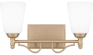 Quoizel ESR8616 Esther 2 Light 16"W Vanity Light - Bronze Gold
