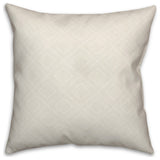 White Diamond Dot Pattern 18x18 Indoor/Outdoor Pillow