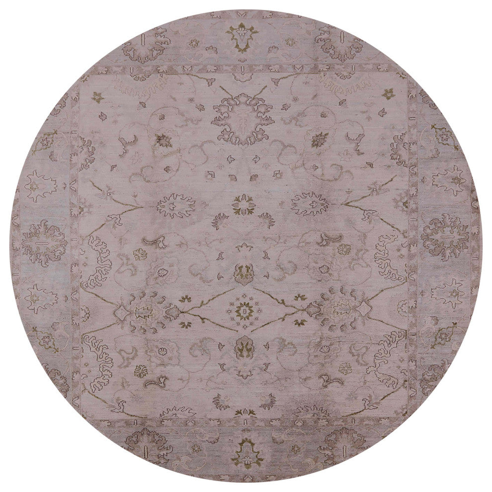 Ahgly Company Indoor Round Mid-Century Modern Area Rugs, 6' Round