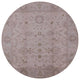 Ahgly Company Indoor Round Mid-Century Modern Area Rugs, 6' Round