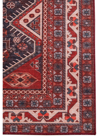 Amer Rugs Myra Georgia MYR-9 Red Power-loomed - 2'8" X 10' Runner Area Rug