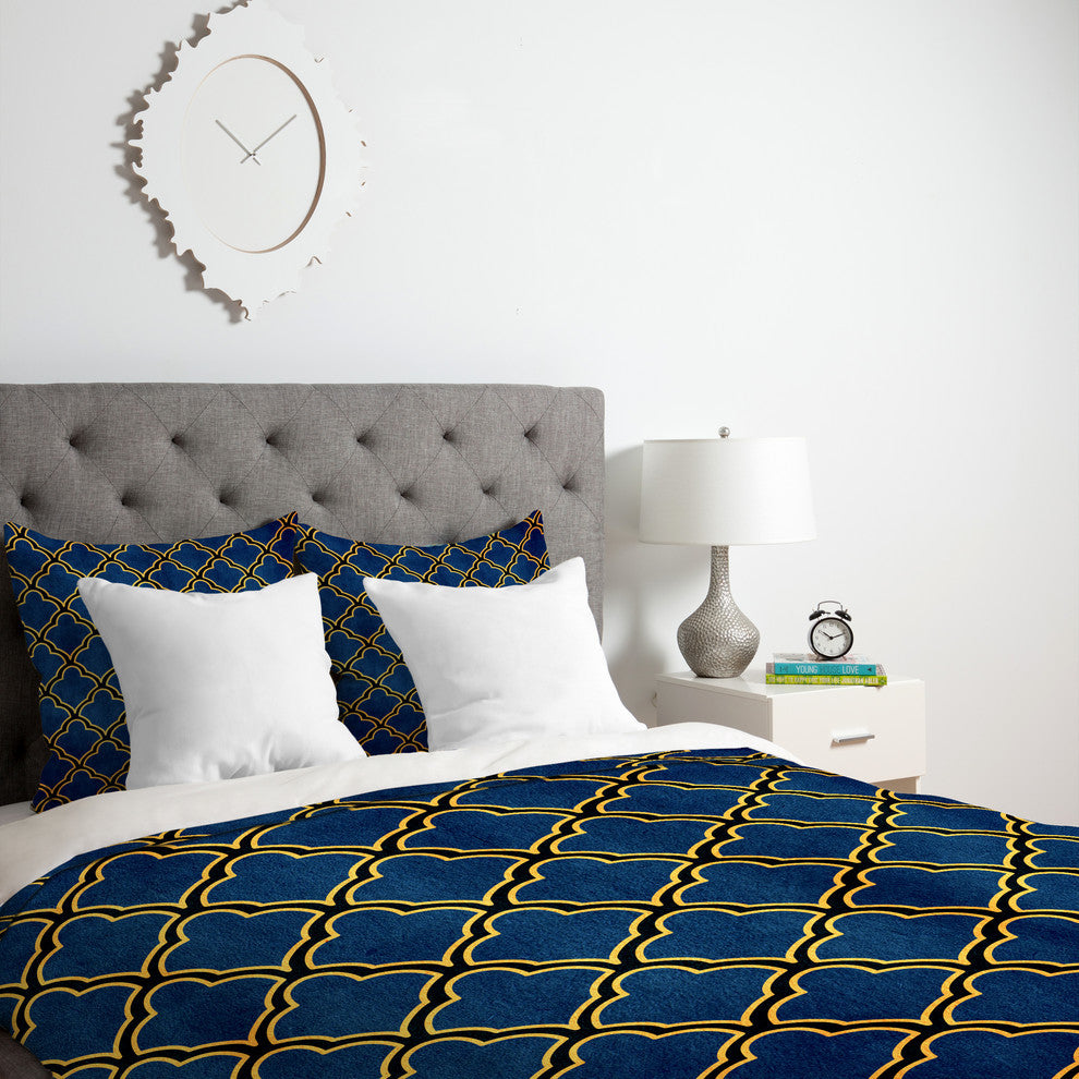 Deny Designs Arcturus Quatrefoil Duvet Cover - Lightweight