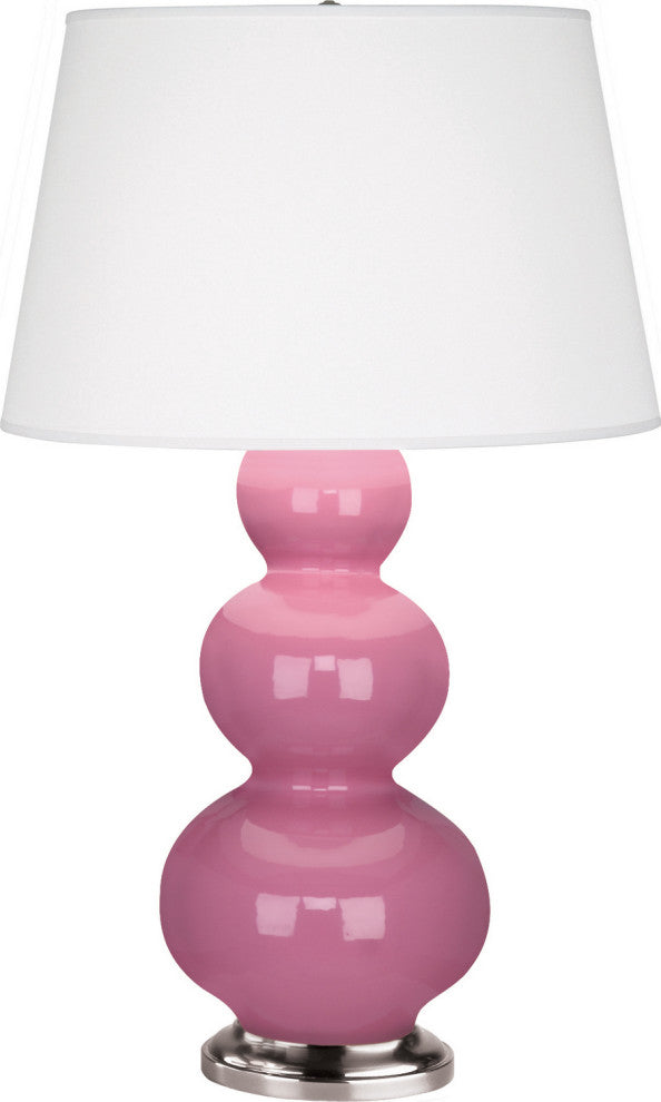 Robert Abbey RA-358X 1-Light Table Lamp, Triple Gourd