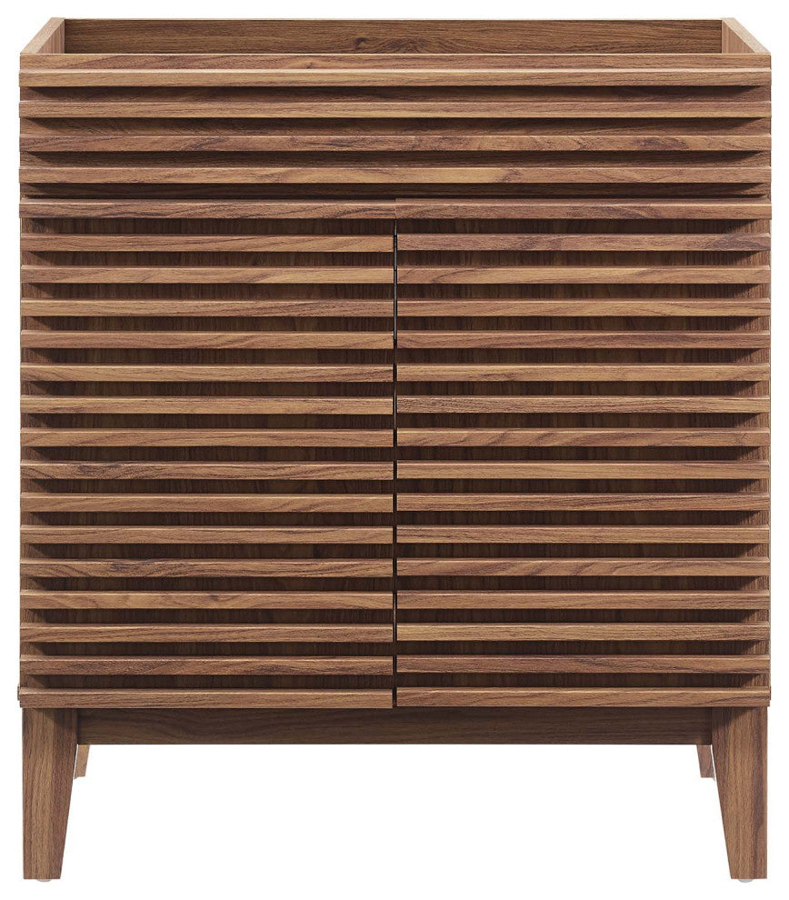 Render 30" Bathroom Vanity Cabinet, Walnut