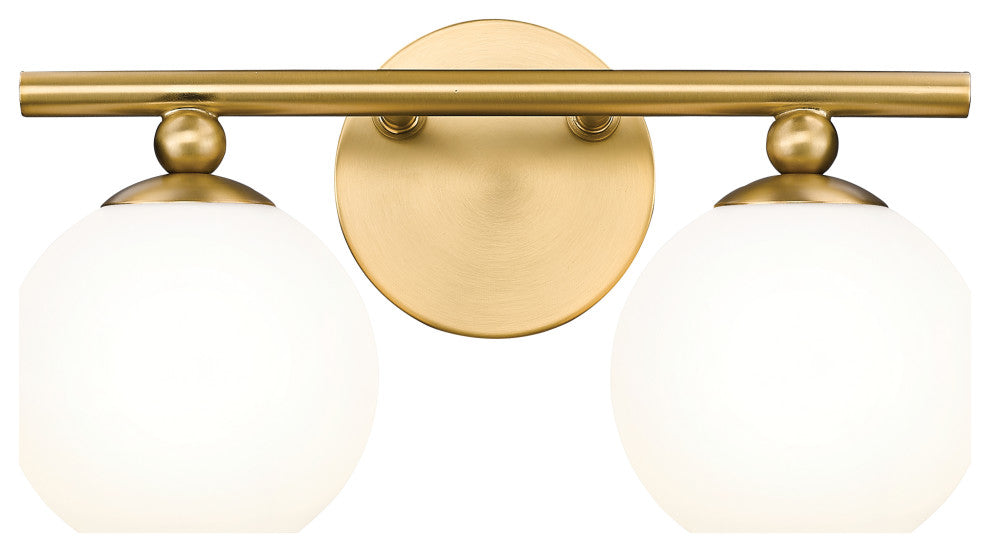 Z-LITE 2-Light Vanity, Modern Gold