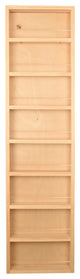 Citrus On the Wall Spice Rack 55"h x 14"w x 3.5"d, Unfinished