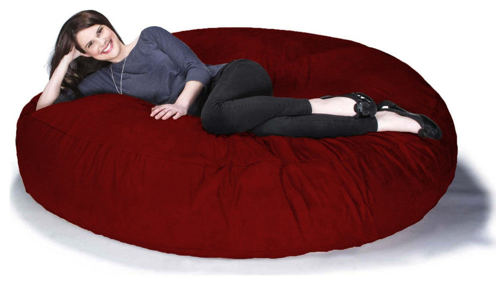 Jaxx 6' Cocoon Bean Bag Sofa, Cinnabar