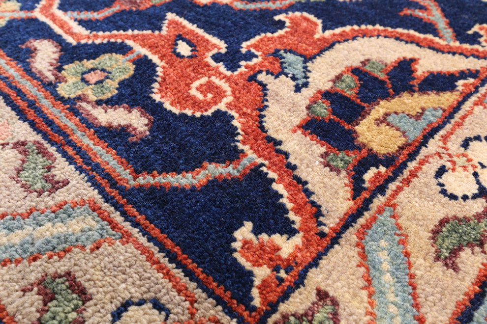 Heriz Serapi Hand-Knotted Wool Rug 11' 11" X 17' 9" - Q16018