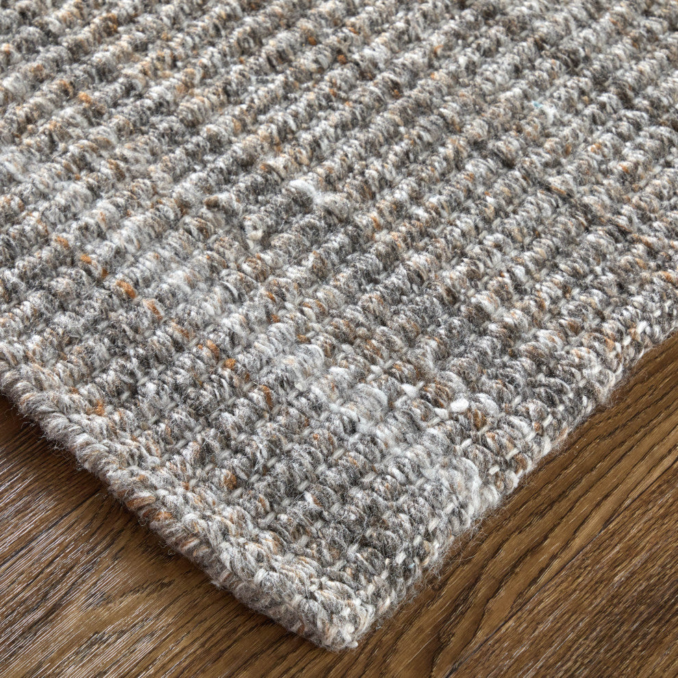 Limerick T8022 Modern/Casual Area Rug, Gray/Brown, 2'x3'