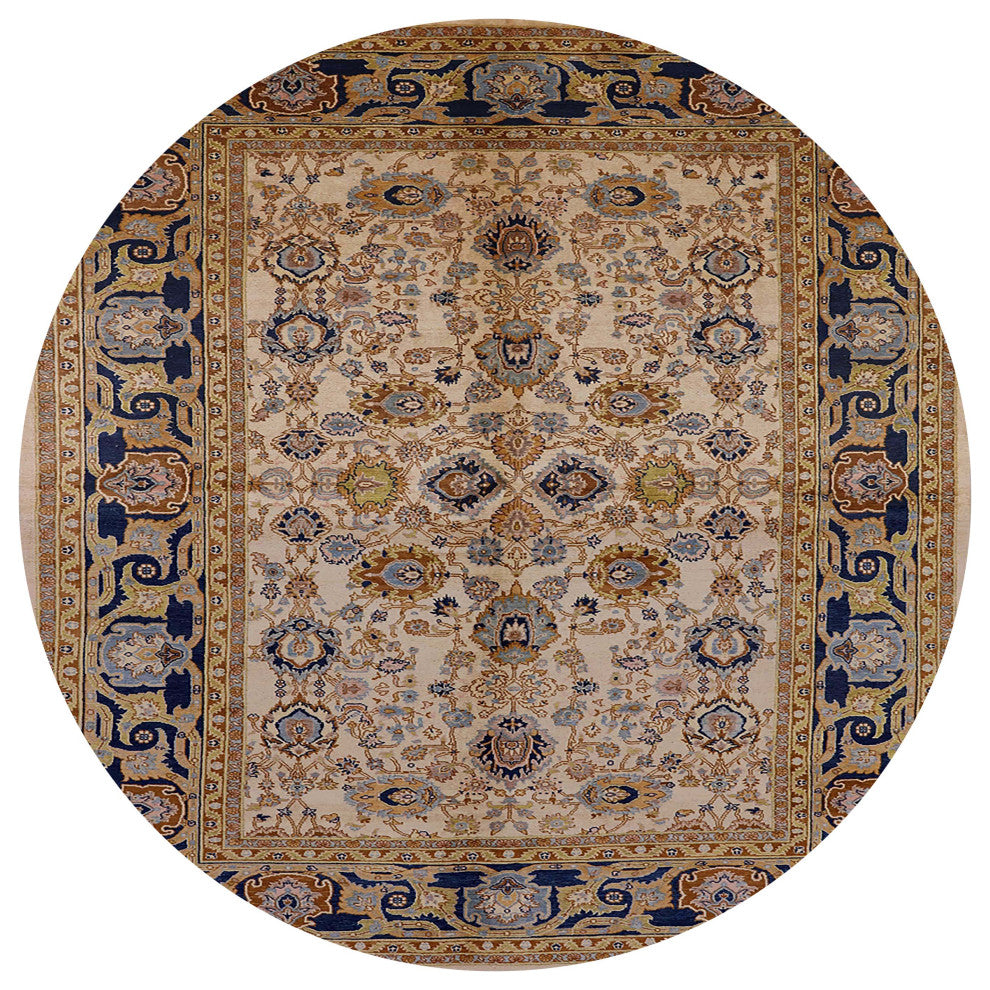 Ahgly Company Indoor Round Mid-Century Modern Area Rugs, 3' Round