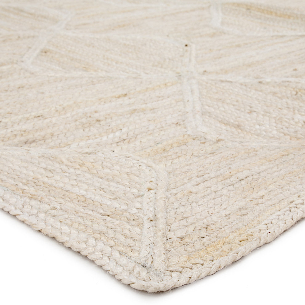 Jaipur Living Sisal Bow Natural Trellis Ivory/ Beige Runner Rug 3'X12'
