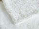 Roses Sherpa Fleece Throw Blanket, White Petal, 90x90