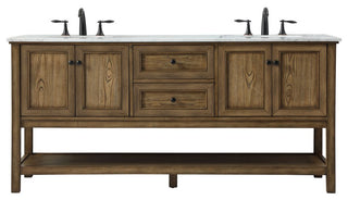 Home Living 22" Transitional Driftwood-Light Bathroom Vanity
