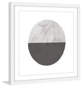 "Half Circle" Framed Painting Print