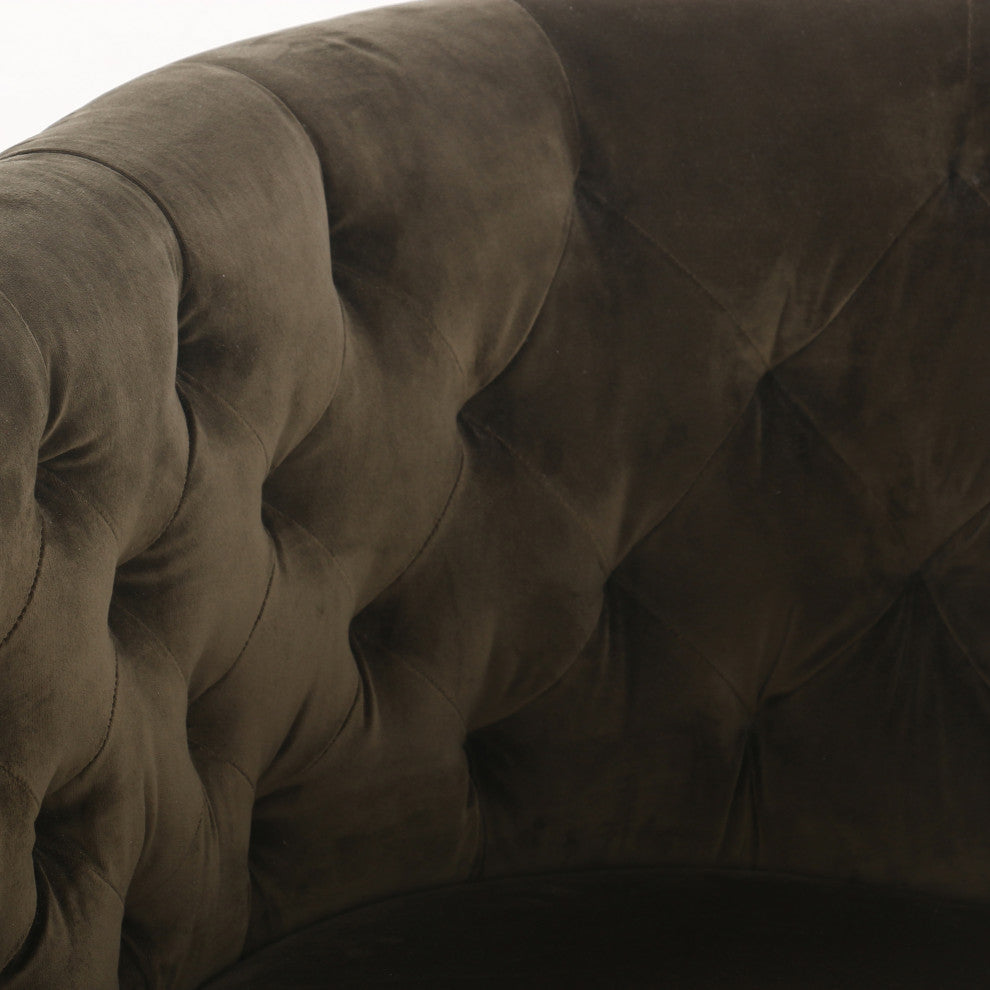 Hanover Swivel Chair-Surrey Olive
