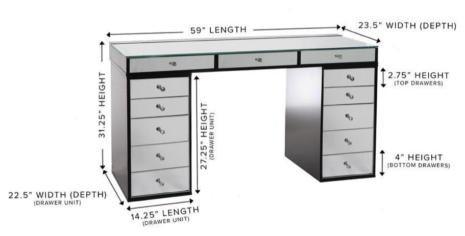 SlayStation 2.0 Mirrored Tabletop Bundle, Pro Black
