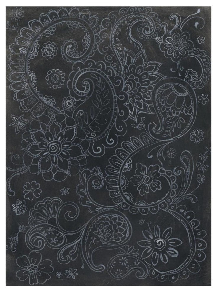 "Paisley Swirl" Digital Paper Print by Danhui Nai, 26"x34"