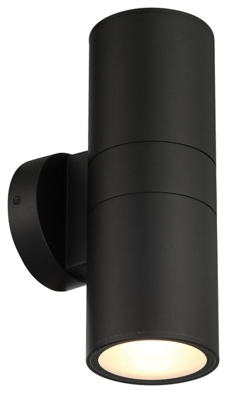 Matira Bi-Directional Outdoor LED Wall Mount, Black