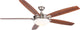 Novato Nickel 70"Ceiling Fan