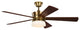 Monte Carlo 5ATR56HABD Atlantic 56 LED, Hand-Rubbed Antique Brass