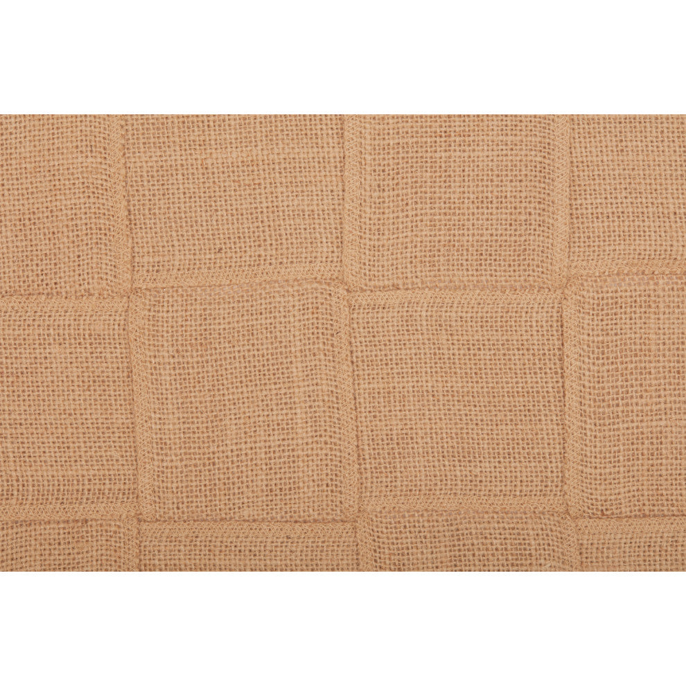 Jute Burlap Natural Basket Weave Runner, 13x72