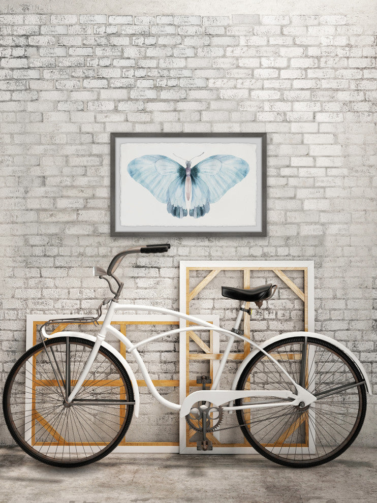 "Winged Beauty" Framed Painting Print, 12x8