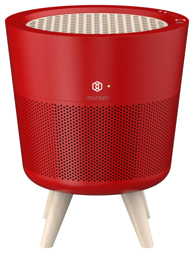 Office or Bedroom Air Purifier, Red