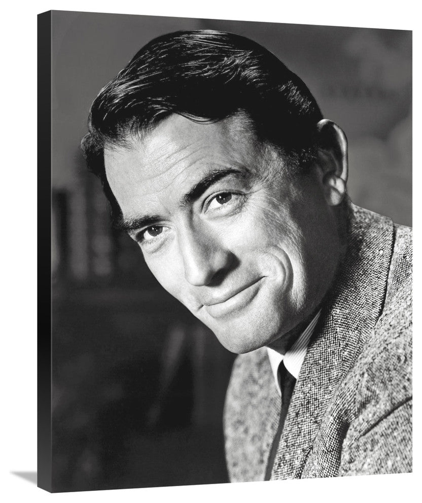 "Gregory Peck" Stretched Canvas Giclee by Hollywood Photo Archive, 24"x30"