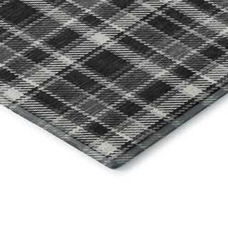Premium Machine Washable Mayfield AMF563 Black 2'3" x 7'6" Runner Rug