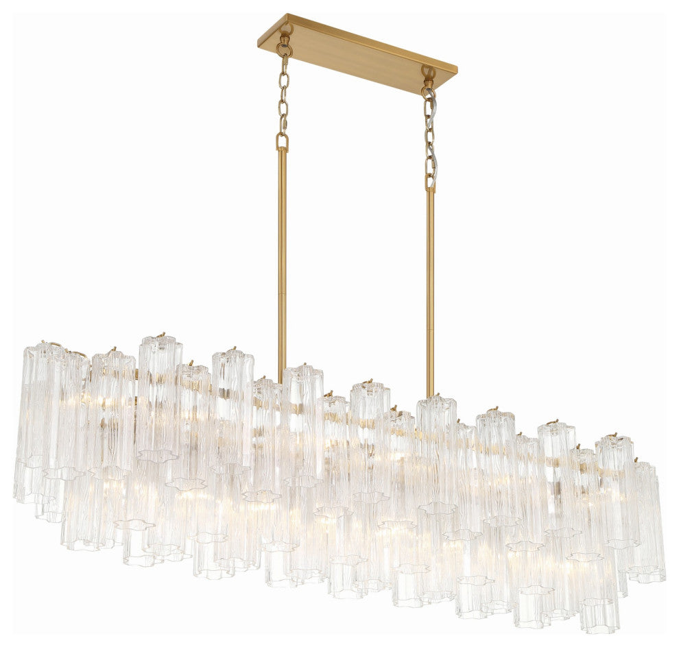 Crystorama Lighting Group ADD-317-CL Addis 14 Light 52"W Crystal - Polished