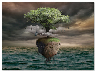 Radoslav Penchev 'Sky Island' Canvas Art, 47x35